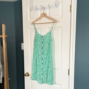 Billabong Mint Green Floral Mini Dress